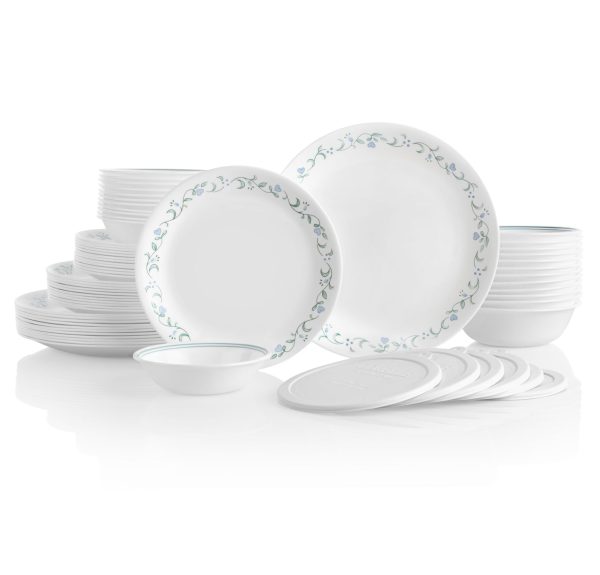 Country Cottage 66-piece Dinnerware Set. Service for 12