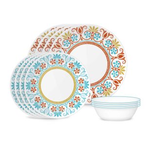 Corelle  Global Collection Terracotta Dreams 12-piece Dinnerware Set. Service for 4