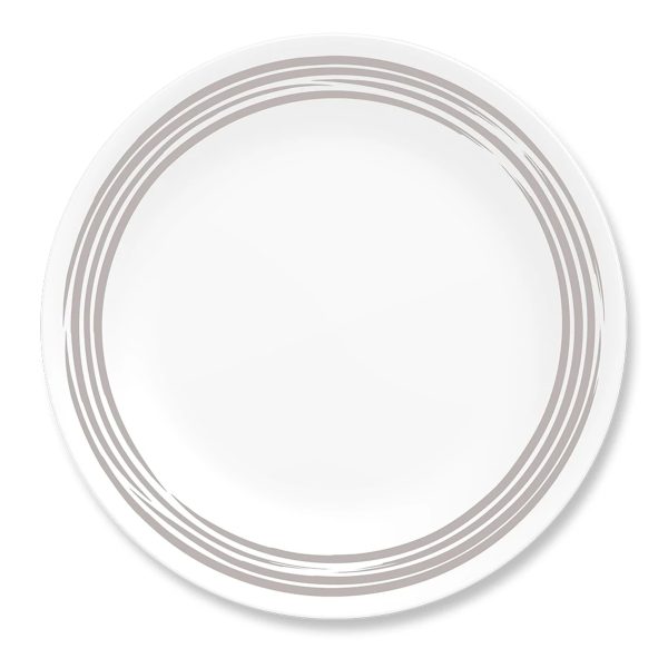 Corelle® Brushed Silver 8.5 Salad Plate