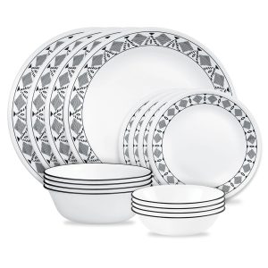 Corelle  Cusco 16-piece Mugless Dinnerware Set. Service for 4