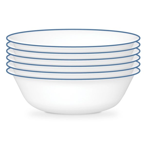 Corelle® Botanical Stripes 18-ounce Cereal Bowls. 6-pack