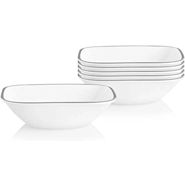 Corelle® Urban Arc Square 22-ounce Cereal Bowl. 6 pack