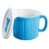 CorningWare® 20-ounce Light Blue Meal Mug  with Vented Lid